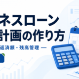 ビジネスローンの返済計画|利息・総返済額・借りすぎを防ぐ確認手順を示す専用アイキャッチ