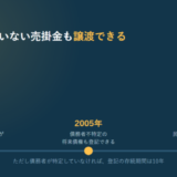1998年・2005年・2020年の3点を年表で並べ、将来債権の譲渡が登記できるようになった経緯を示したアイキャッチ